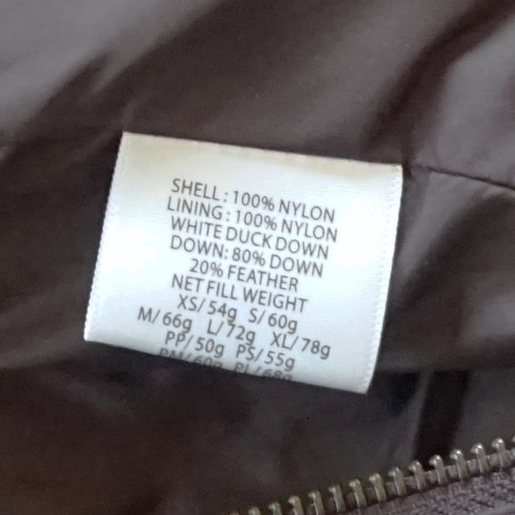 Eileen Fisher Dark Brown Down Puffer Vest- size L - Picture 4 of 4